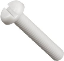 Screw from reinforced Isoplast